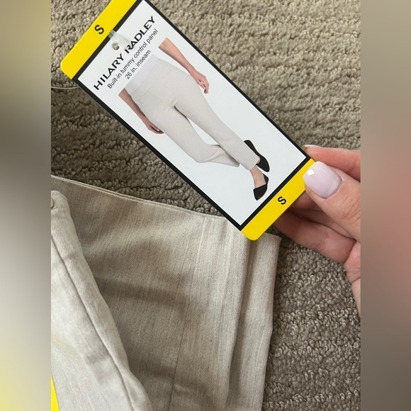 NWT - Hilary Radley size small - light tan pants - Picture 7 of 7